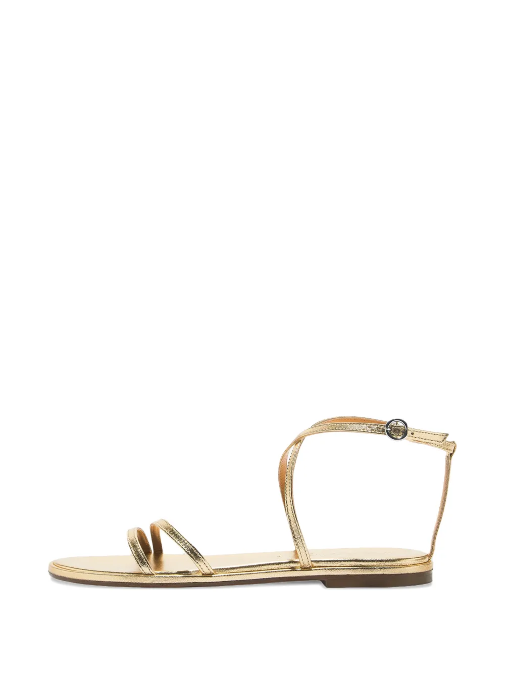 Aeyde Rabea flat sandals Goud