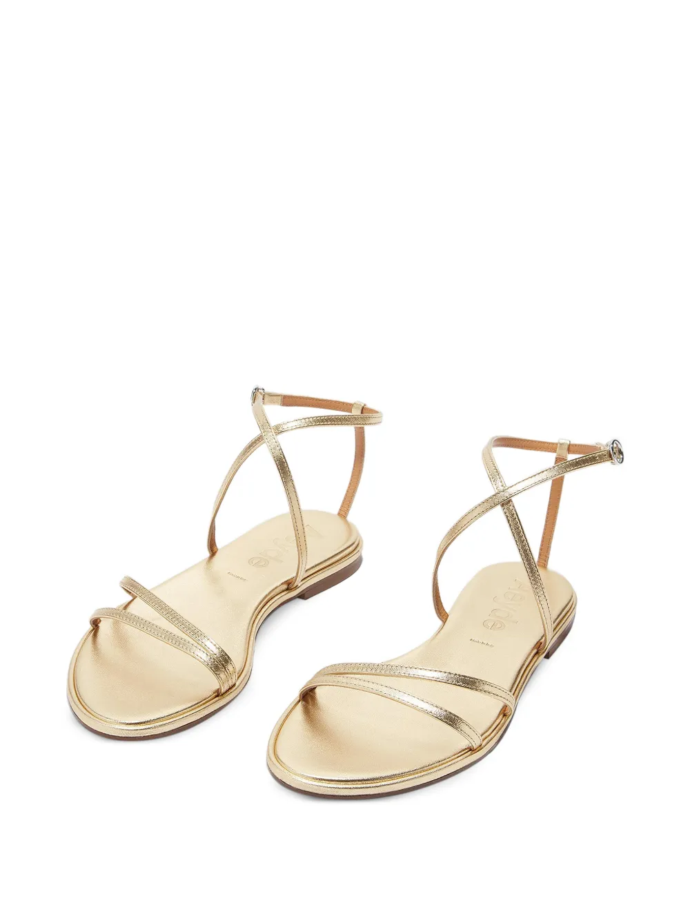 Aeyde Rabea flat sandals Goud
