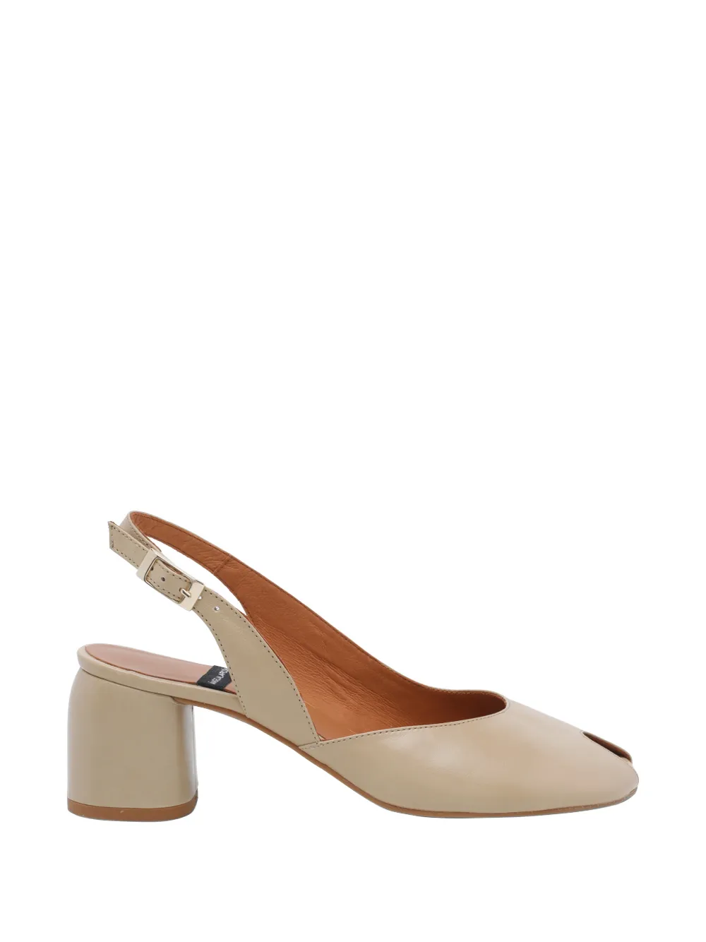 peep-toe slingback pumps