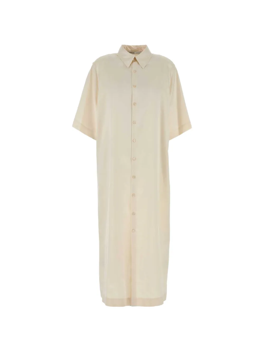 Carven satin-finish midi shirt dress - Toni neutri