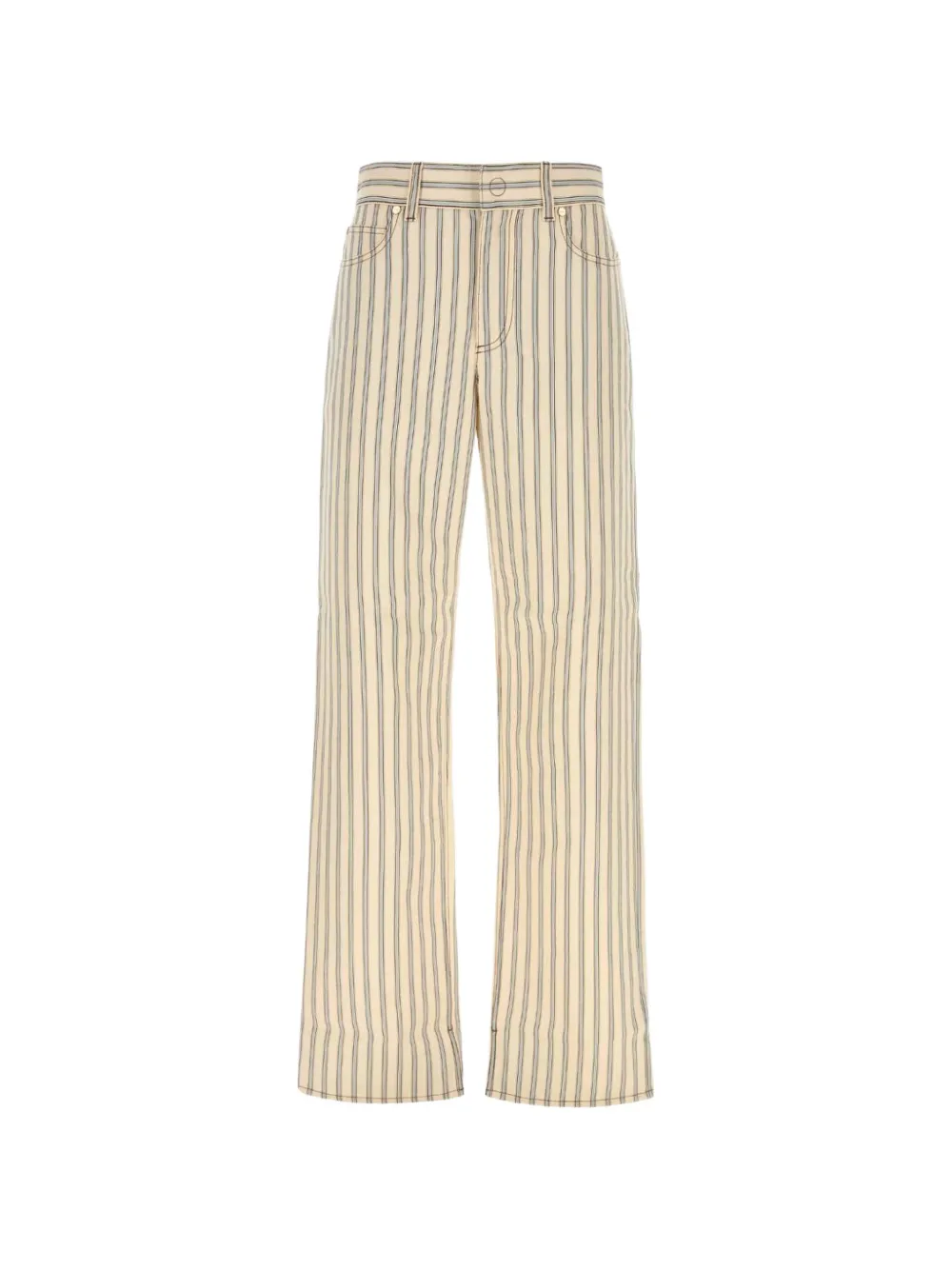 FENDI Long striped jeans - Toni neutri