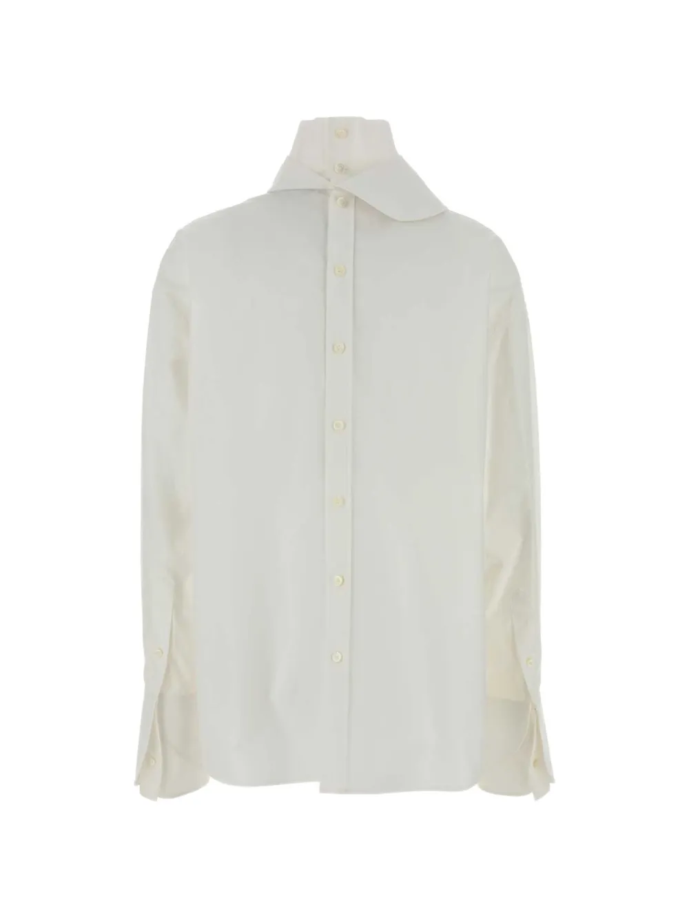 Carven Orchid high-neck shirt - White