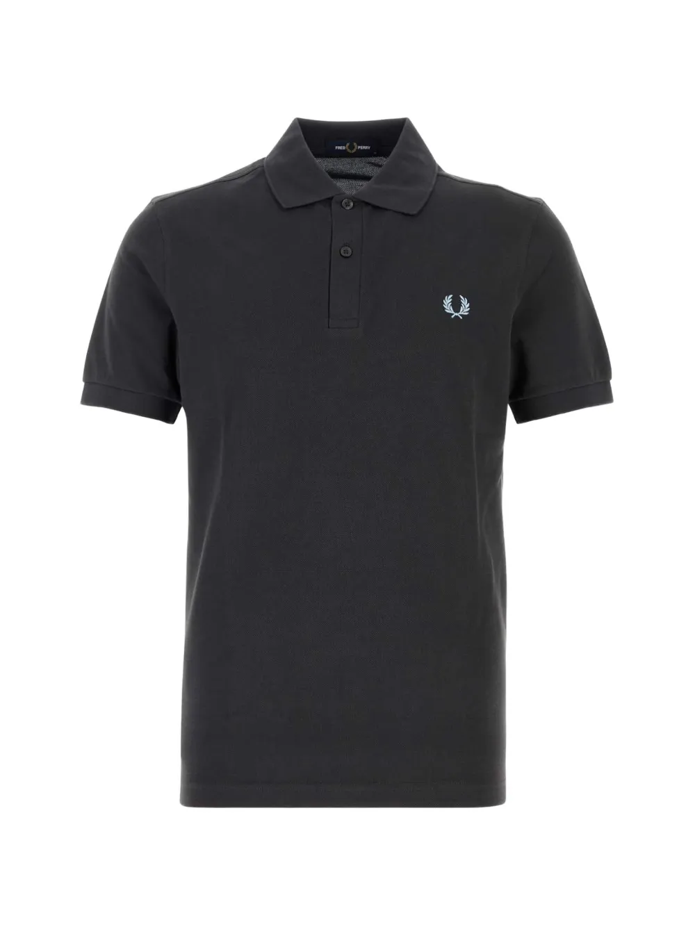 Fred Perry embroidered-logo polo shirt - Grau