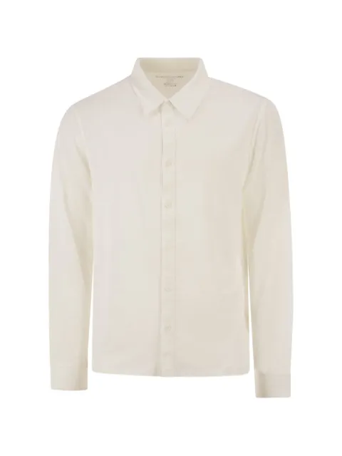 Majestic Filatures stretch-linen shirt