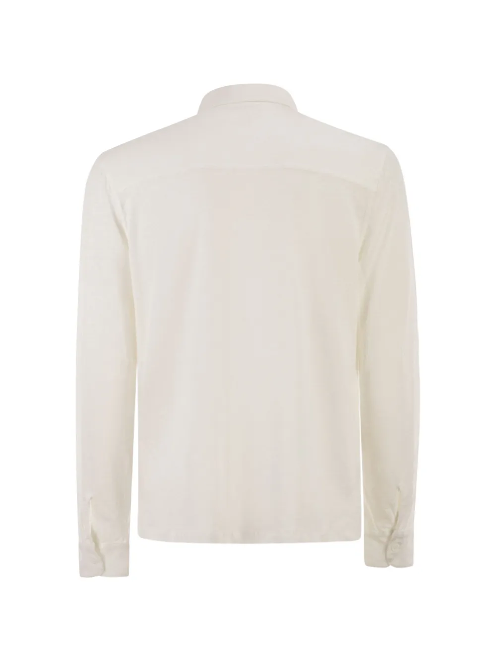 Majestic Filatures Stretch poloshirt Wit