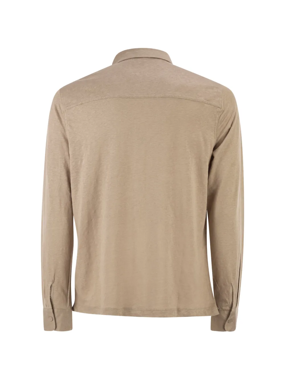 Majestic Filatures Stretch poloshirt Beige