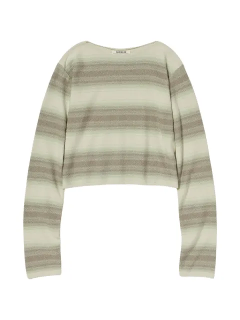 Auralee striped jumper