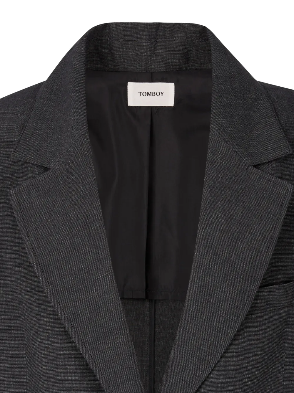 TOMBOY Linnen blazer met gekerfde revers Grijs
