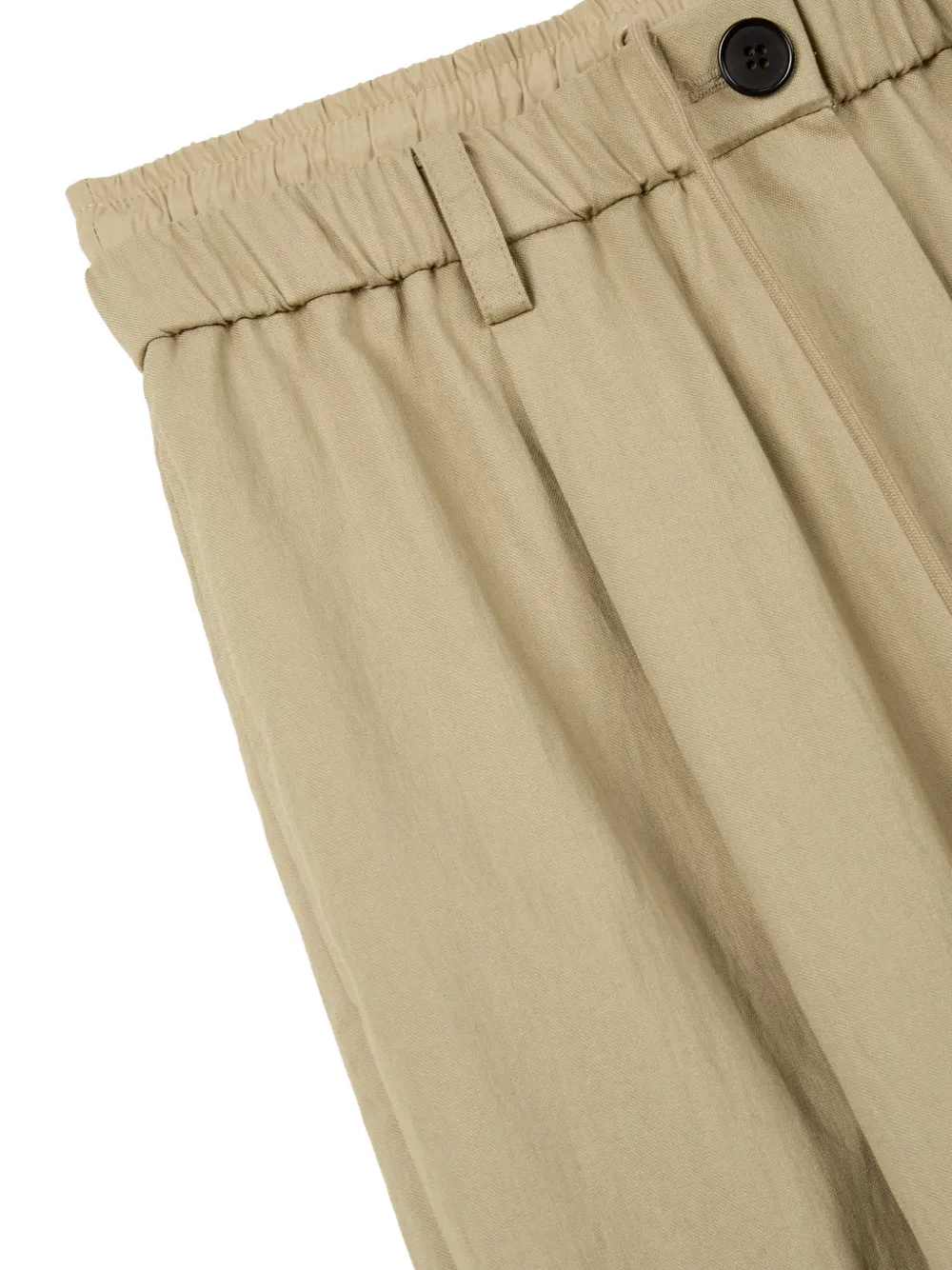 TOMBOY Broek met trekkoordtaille Beige