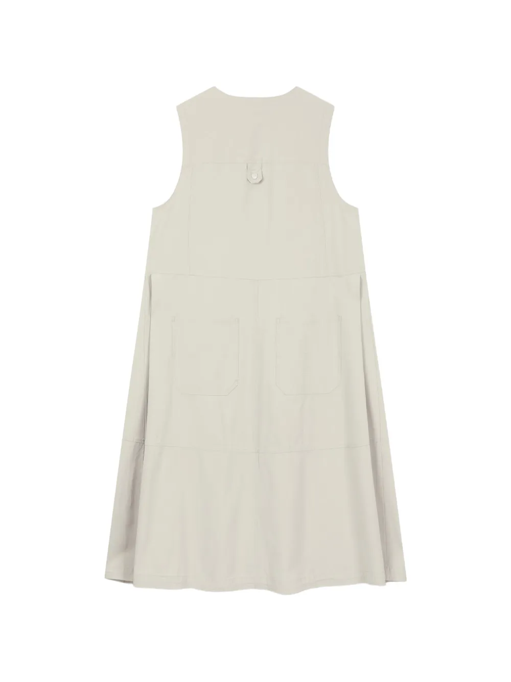 TOMBOY Jurk met cargozak en rits Beige