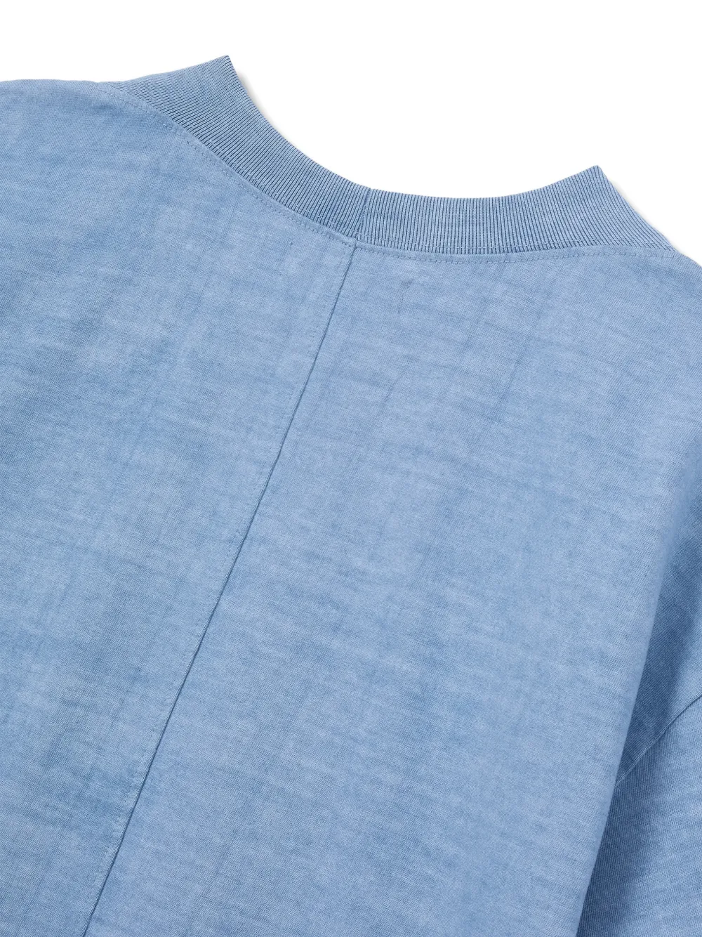 TOMBOY T-shirt met verwassen afwerking Blauw