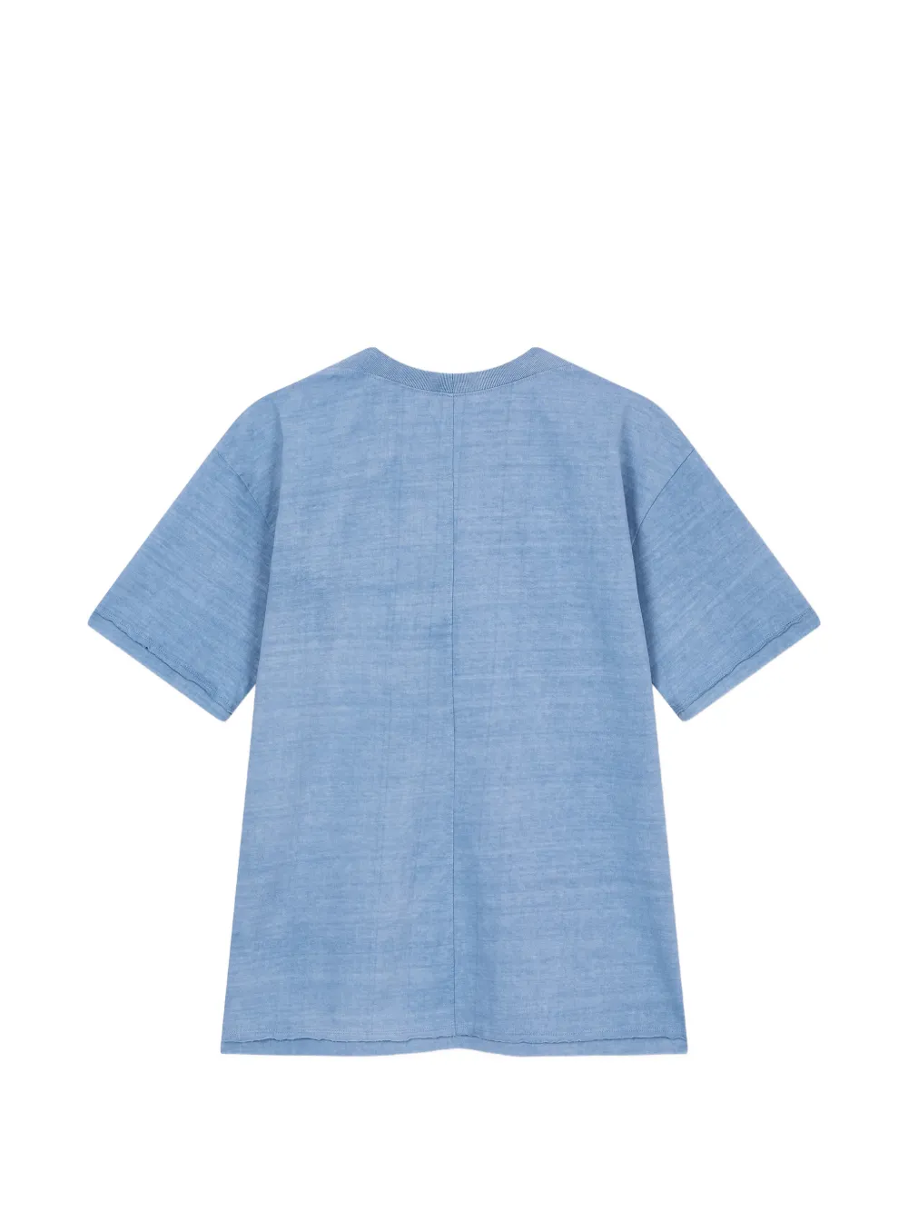 TOMBOY T-shirt met verwassen afwerking Blauw