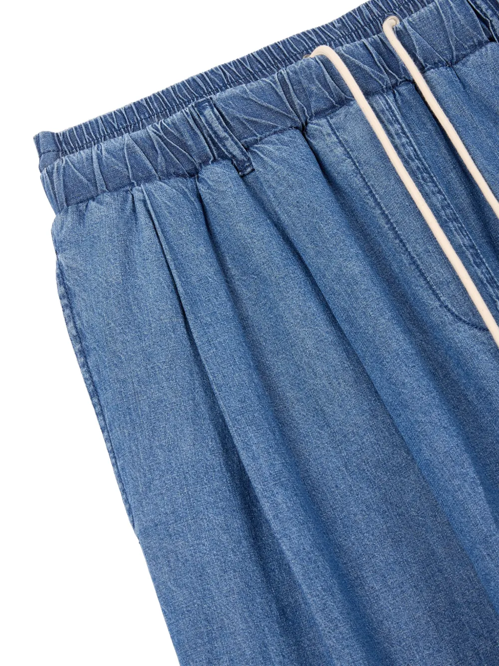 TOMBOY Jeans met trekkoordtaille Blauw