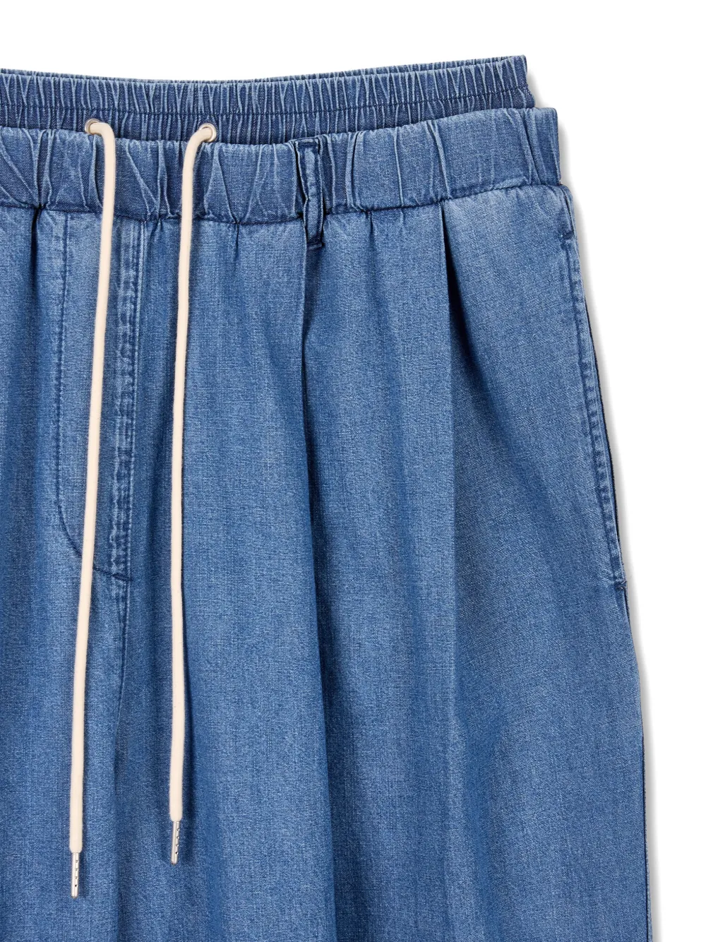 TOMBOY Jeans met trekkoordtaille Blauw