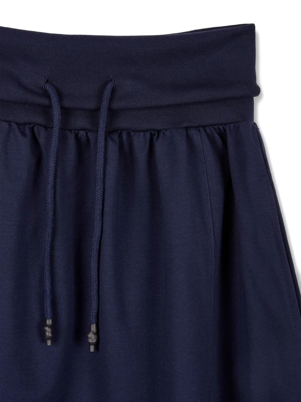 TOMBOY Mini-plooirok met trekkoordtaille Blauw