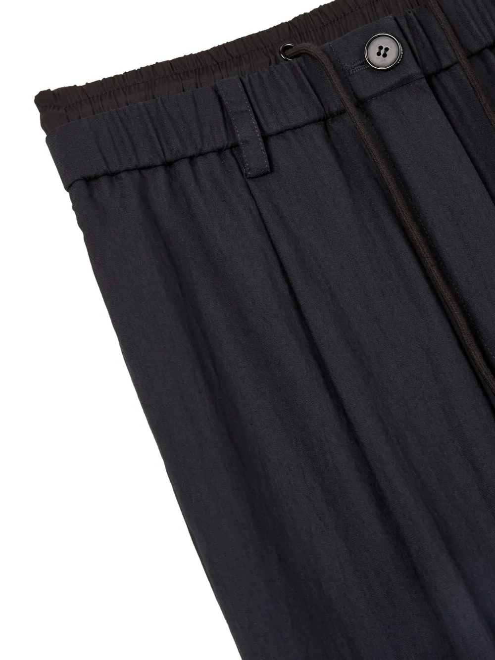 TOMBOY Basic broek met trekkoordtaille Blauw