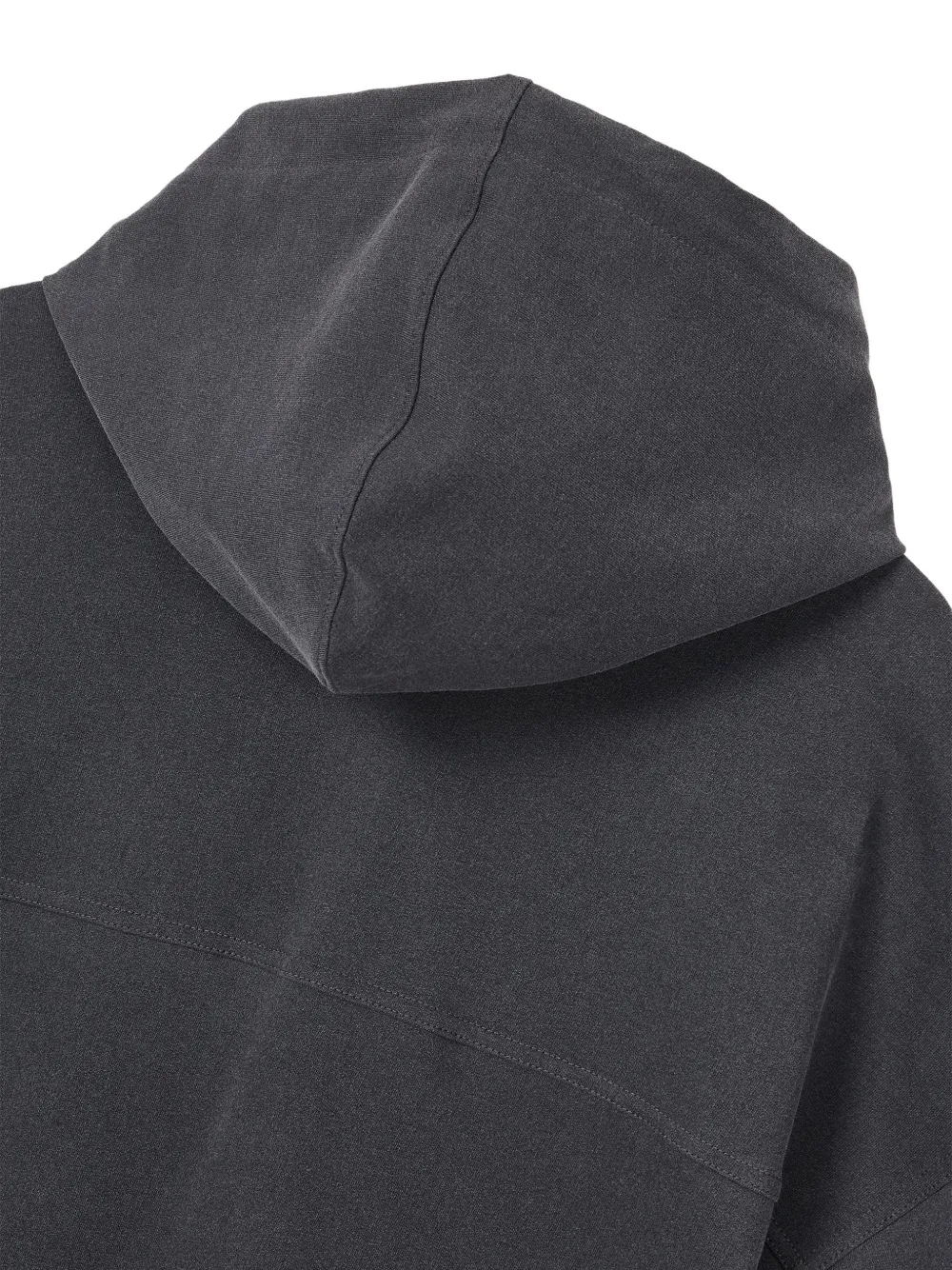 TOMBOY Hoodie met korte mouwen en logoprint Zwart