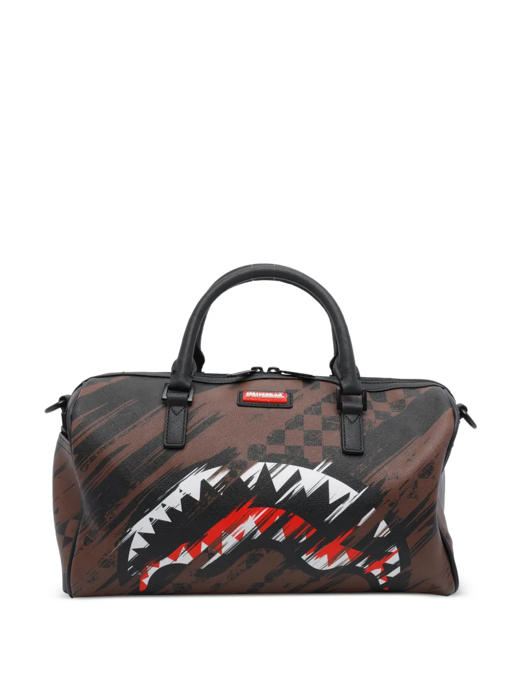 Sprayground Smeared Grunge duffle bag - Marrone