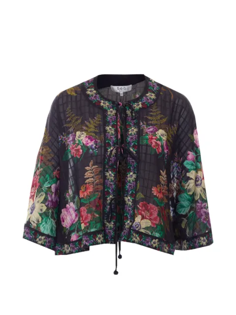 Sea Viktoria floral-print top