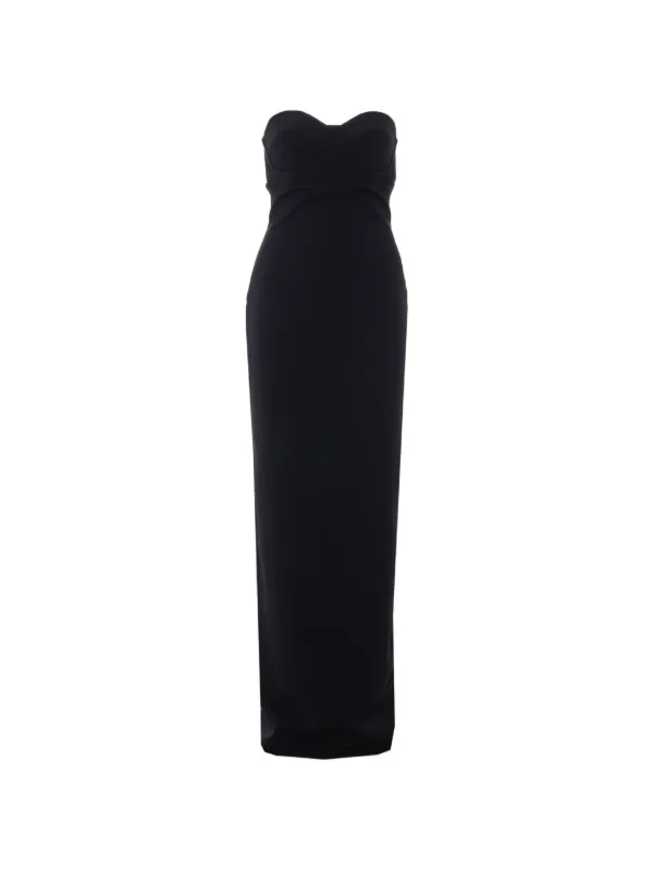 Solace London Keaton Maxi Dress in Black