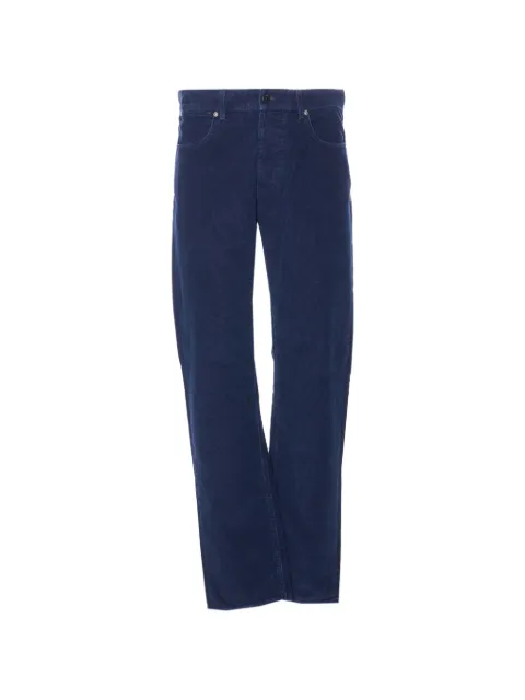 Stone Island logo-patch straight-leg jeans