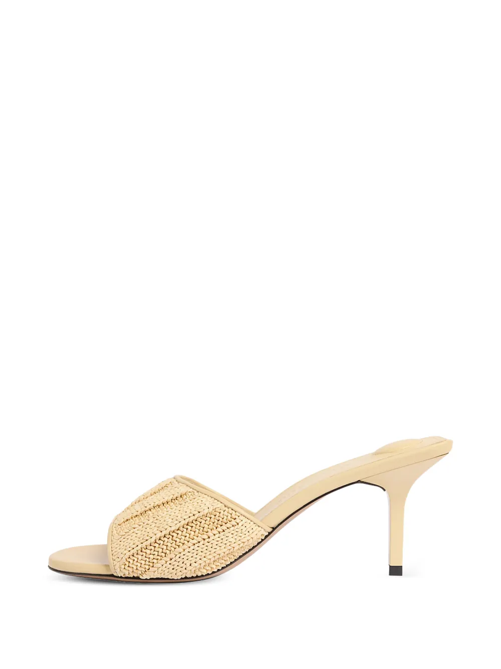 Jacquemus Cubisto heeled sandals Beige