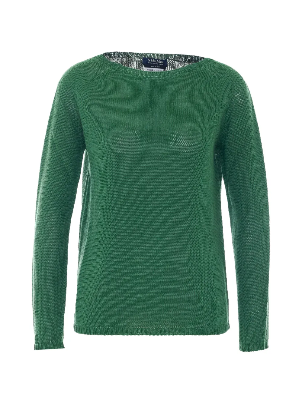 'S Max Mara Smmgiolino boat neck sweater - Verde