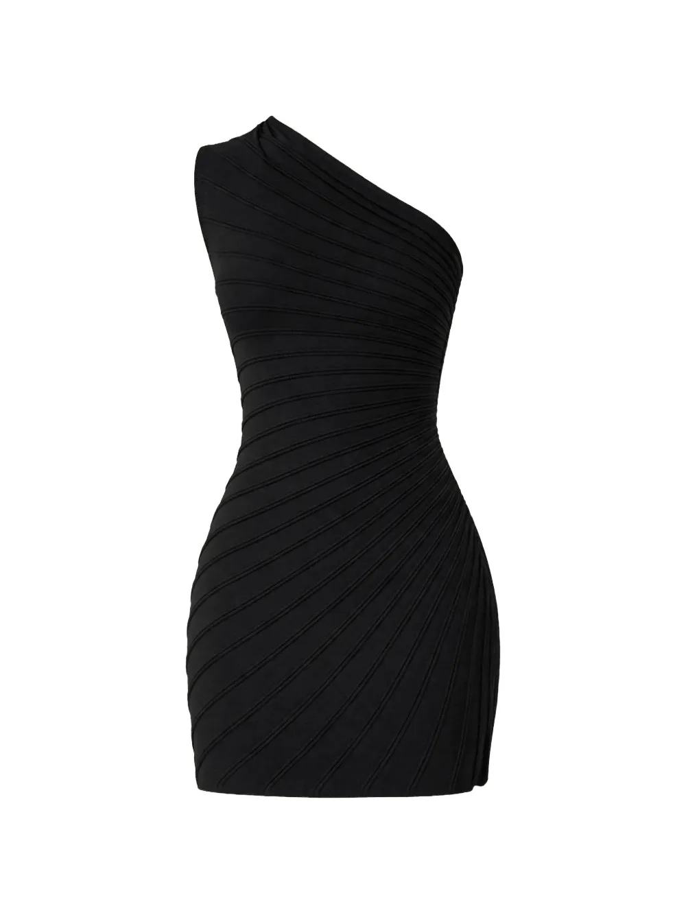 Cult Gaia Leanna one-shoulder mini dress - Nero