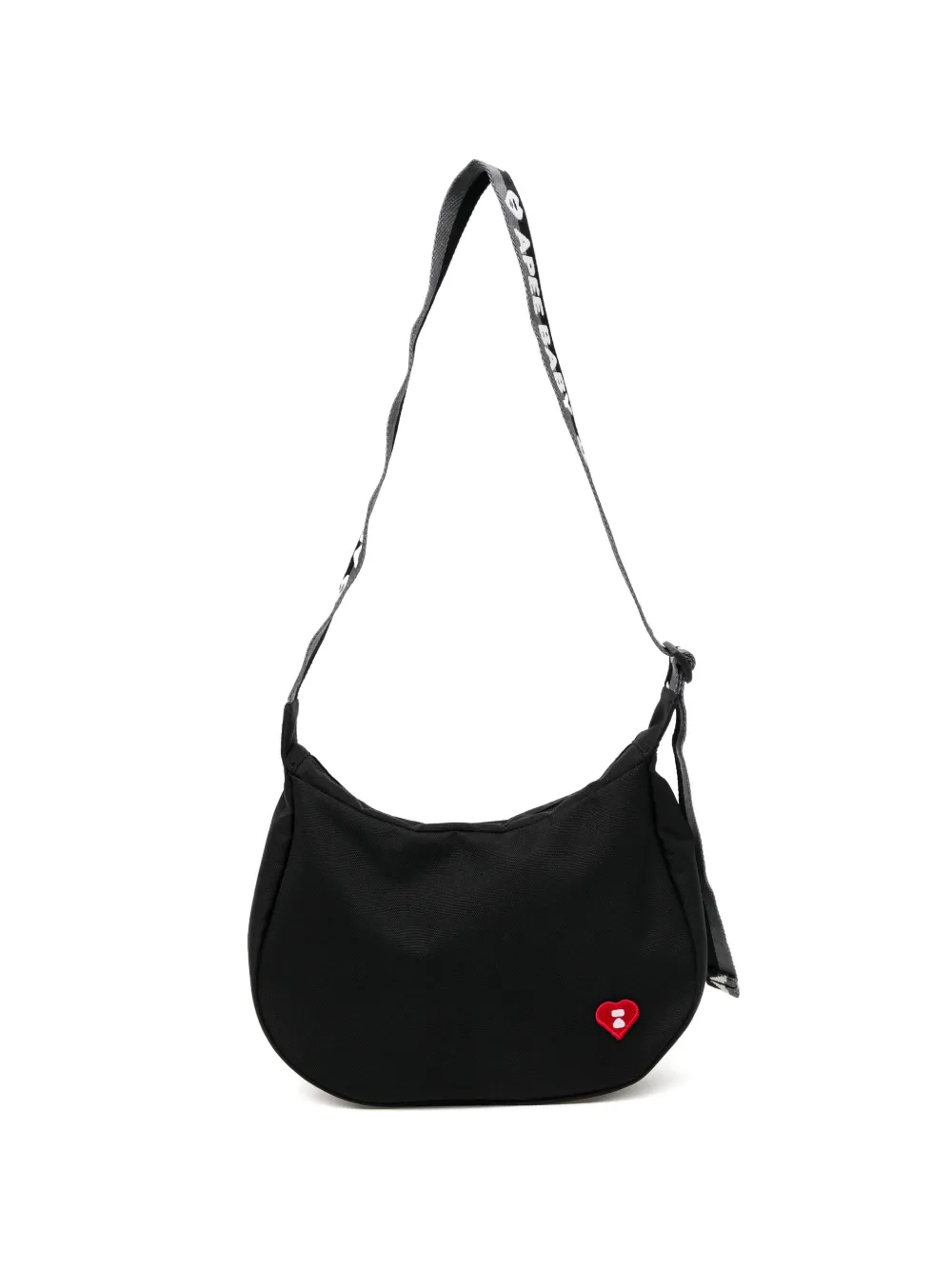APEE™ by *A BATHING APE® Borsa a spalla con applicazione logo - Nero