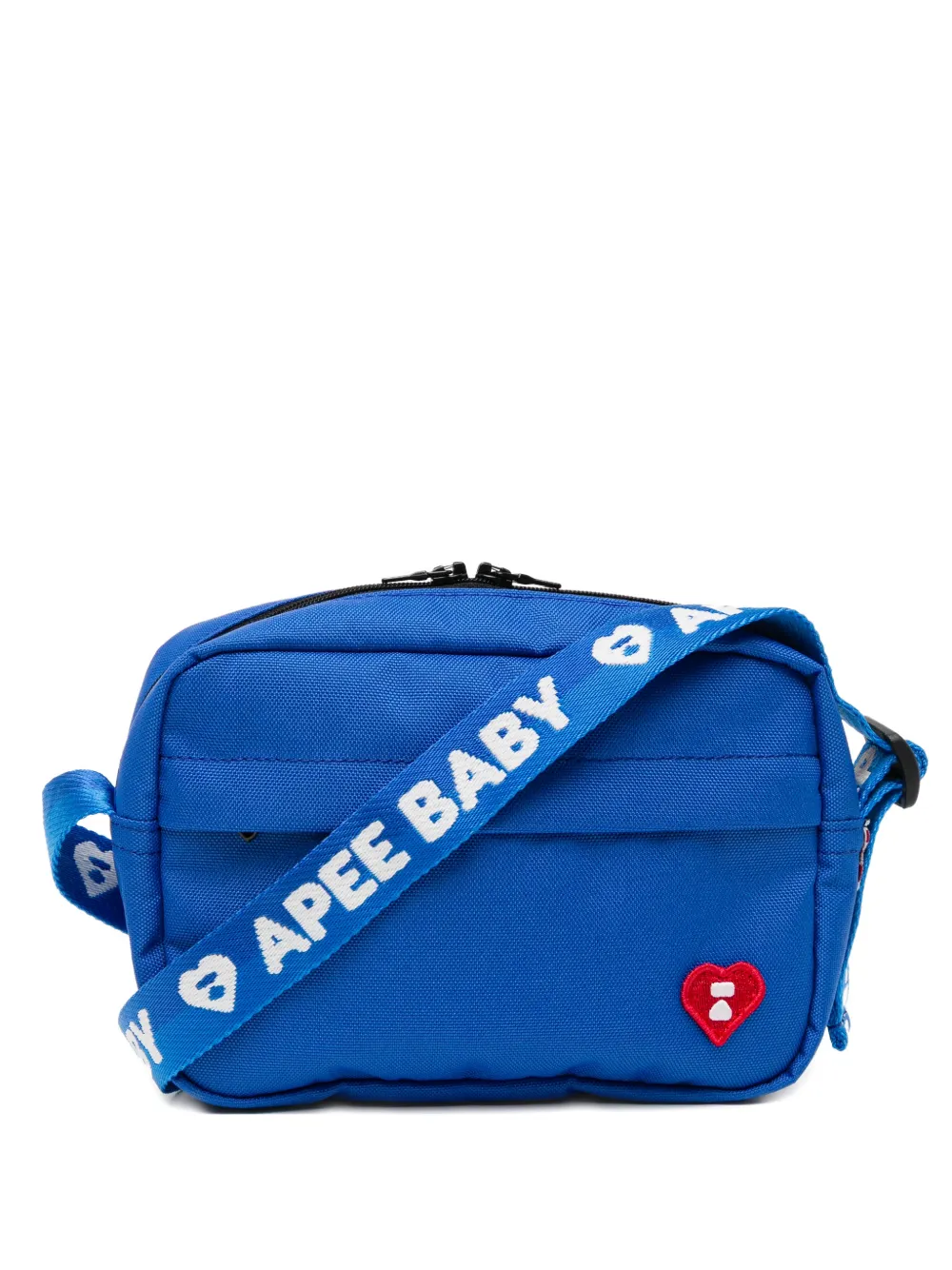 APEE™ by *A BATHING APE® Borsa mini con applicazione a cuore - Blu