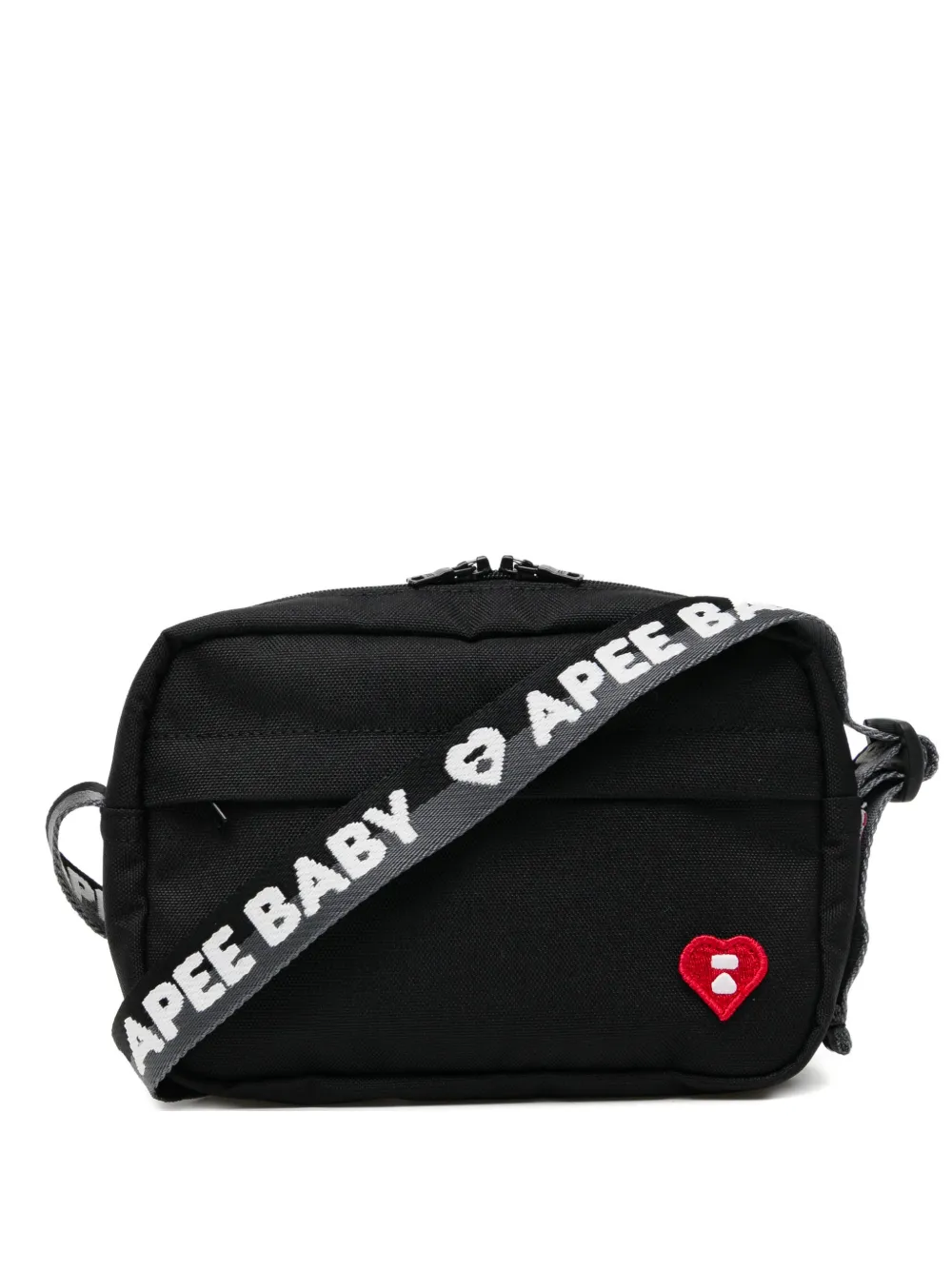 APEE™ by *A BATHING APE® Borsa mini con applicazione - Nero