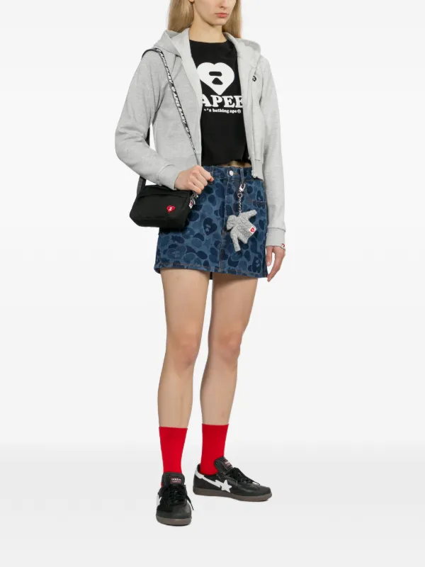 APEE™ By *A BATHING APE® logo-patch Mini Bag | Black | FARFETCH