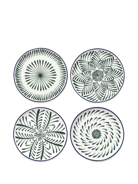 Serax x Waww La Table Bazaar geometric-pattern plates