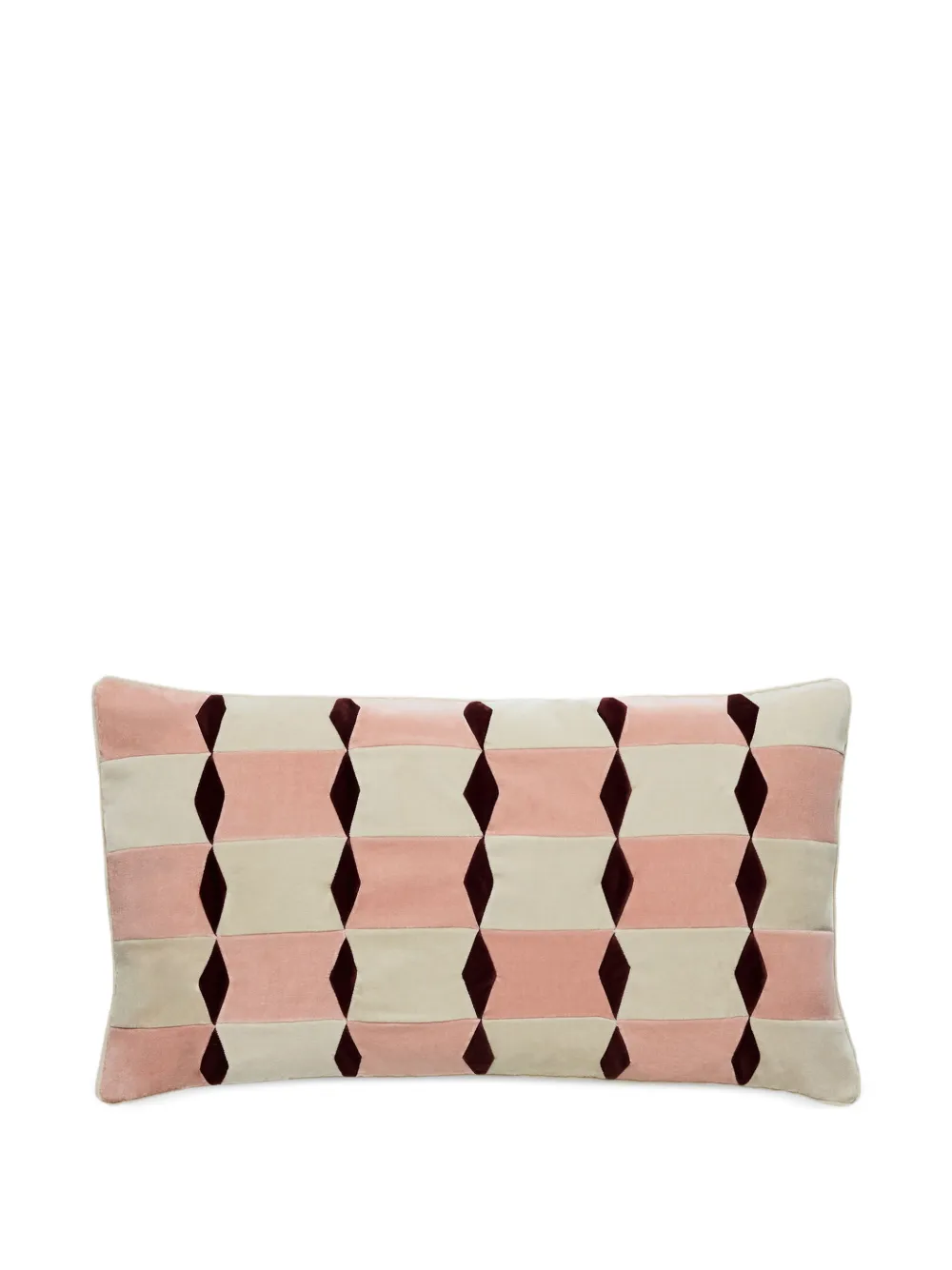 Christina Lundsteen Florence geometric velvet cushion - Toni neutri