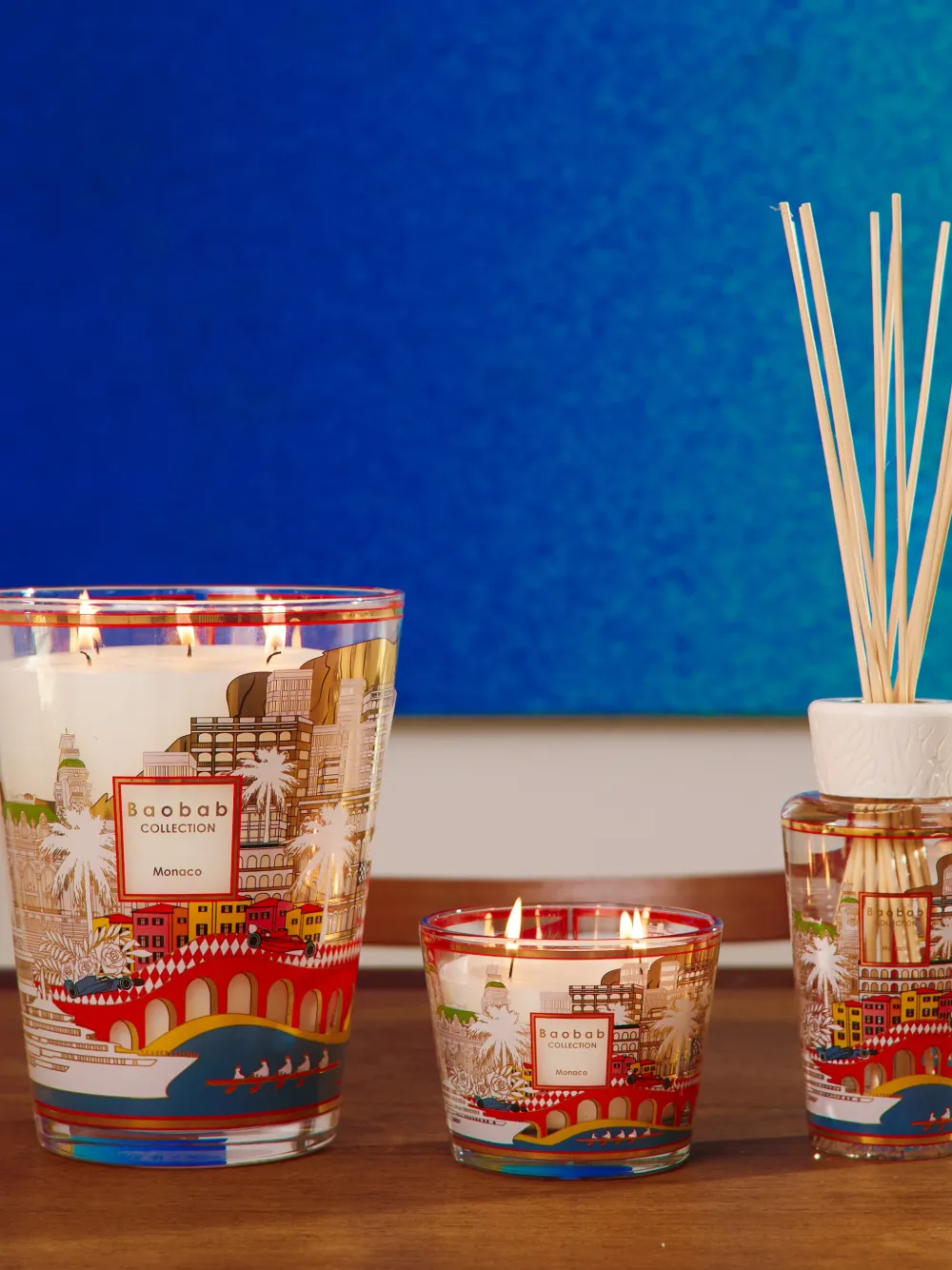  Baobab Collection Monac Candle - Blanco 