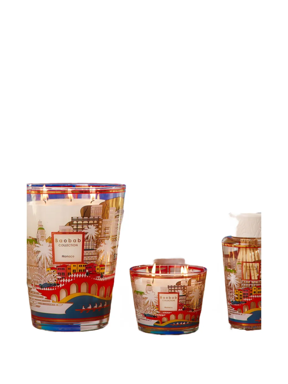 Baobab Collection Monaco Silk-screen Print Diffuser In Multi