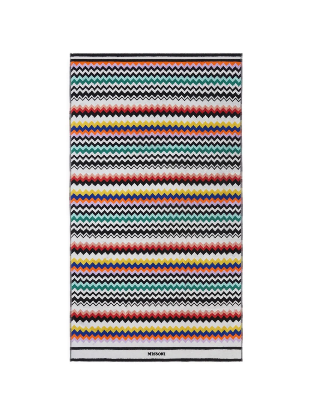 Missoni Home Best zigzag-pattern beach towel - Nero