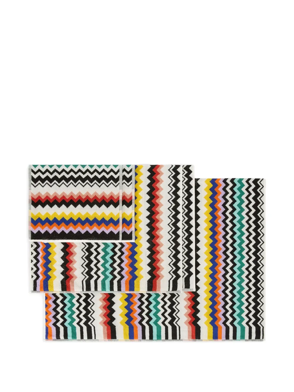 Missoni Home zigzag-print Best towels - Bianco