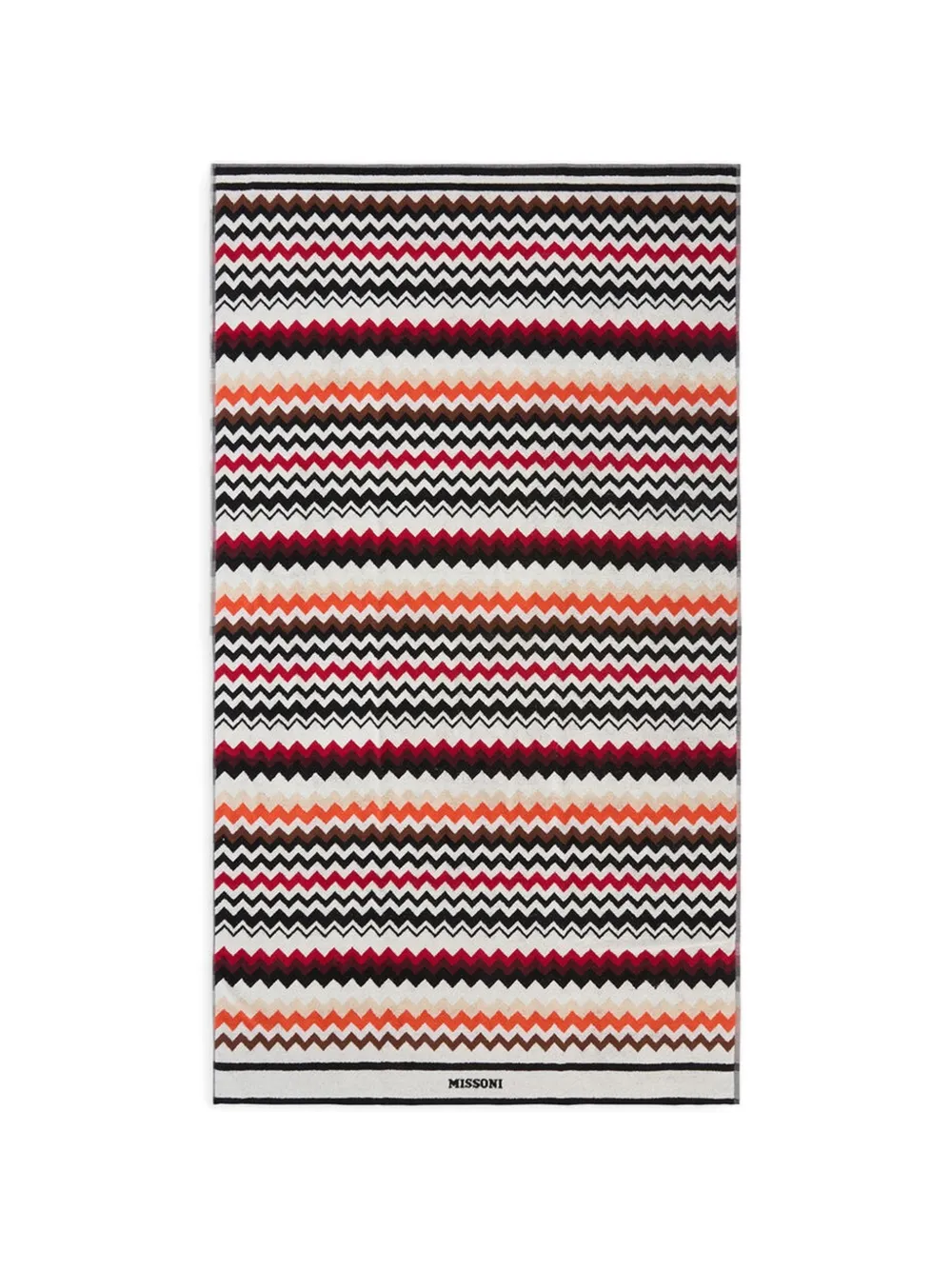 Missoni Home Best zigzag-print beach towel - Bianco