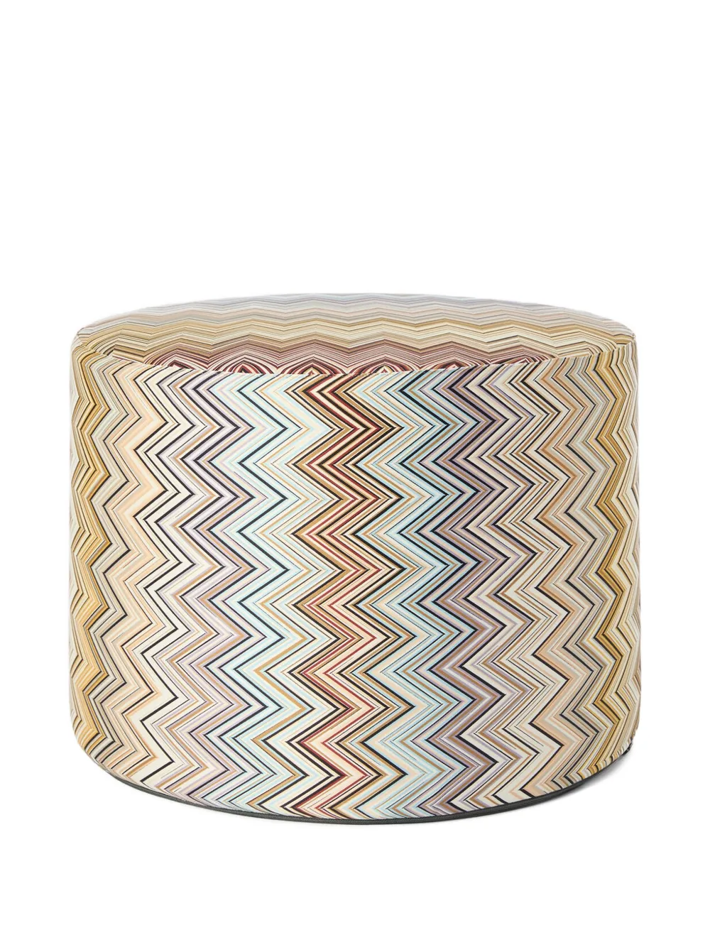 Missoni Home Jarris zigzag jacquard pouf - Toni neutri