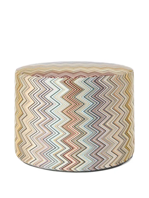 Missoni Home Jarris zigzag jacquard pouf