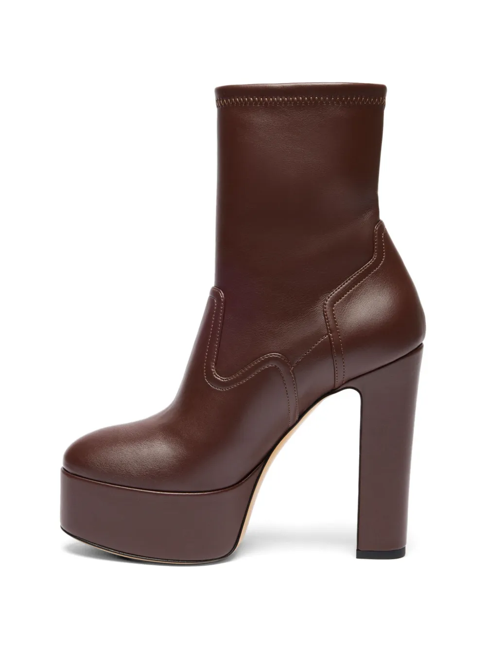 Casadei Patty platform ankle boots Bruin