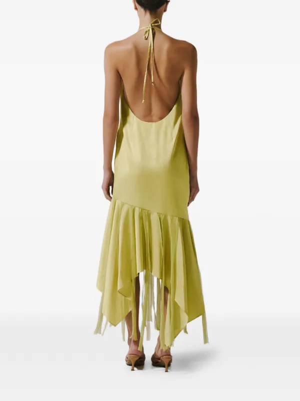hot pink chiffon bridesmaid dresses dress & sparkle belt clothes: zac-zac-posen main image 0