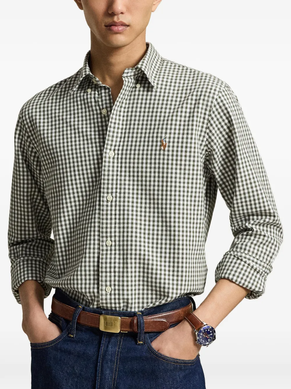 Polo Ralph Lauren Overhemd met gingham ruit Groen