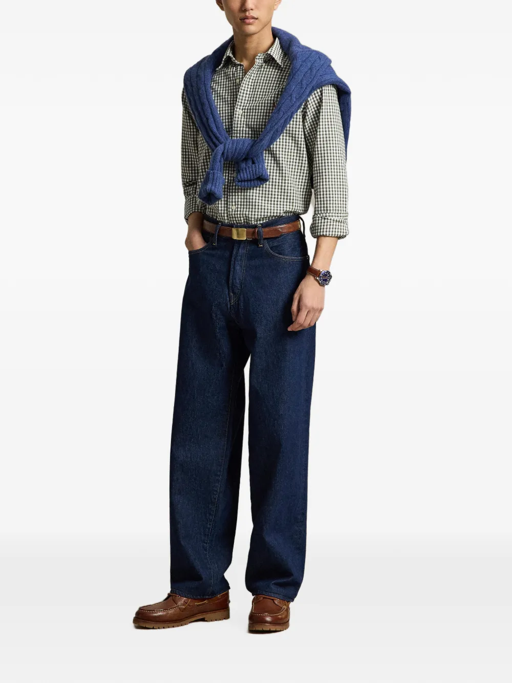 Polo Ralph Lauren Overhemd met gingham ruit Groen