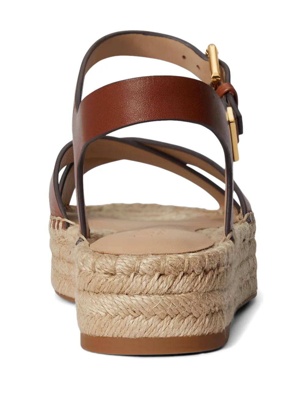 Lauren Ralph Lauren Emeryn leather espadrilles Bruin