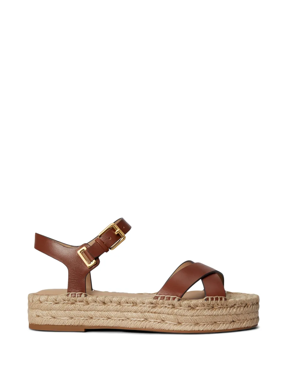 Lauren Ralph Lauren Emeryn leather espadrilles Bruin