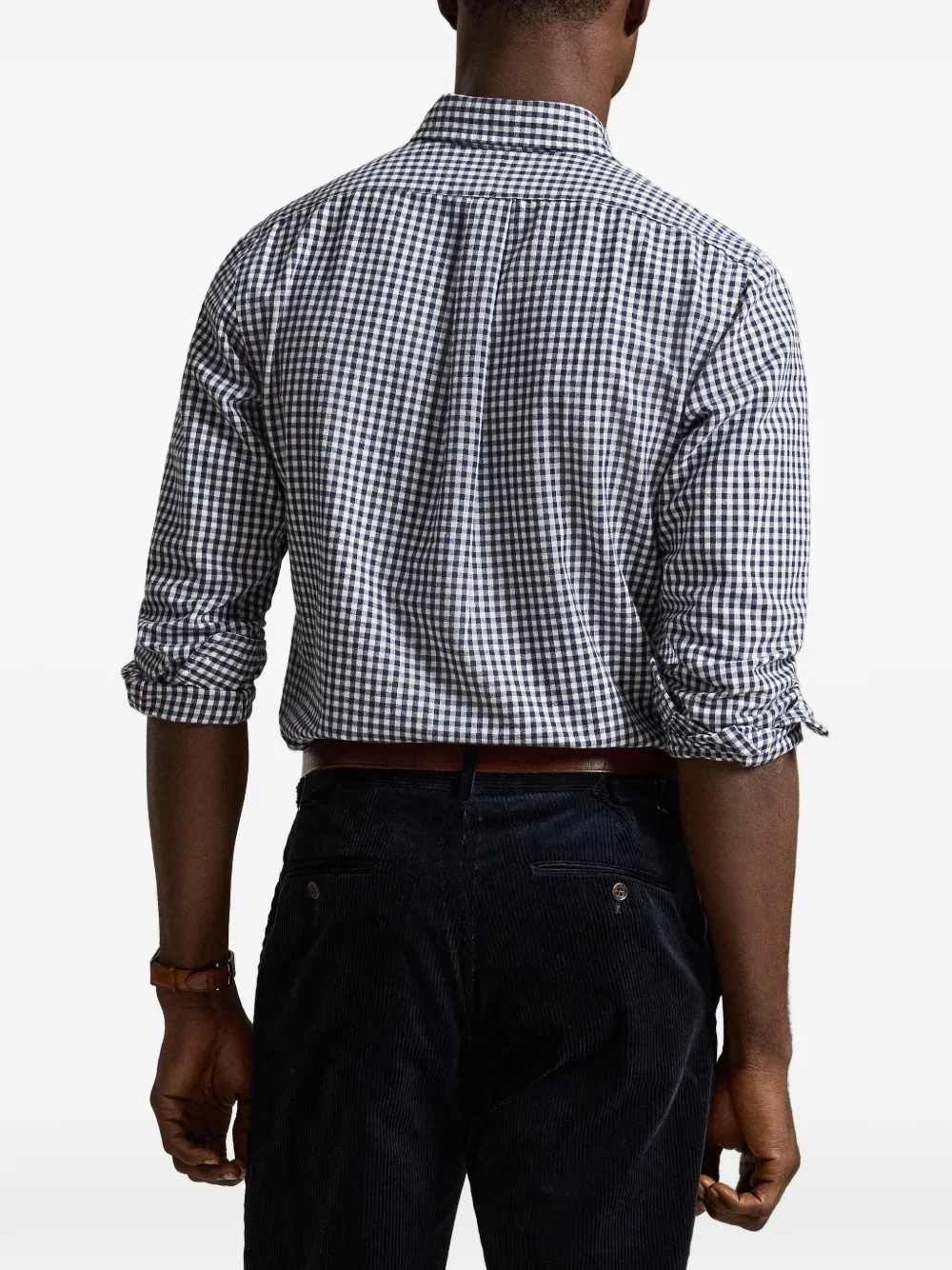 Polo Ralph Lauren gingham-check button-down shirt Blauw