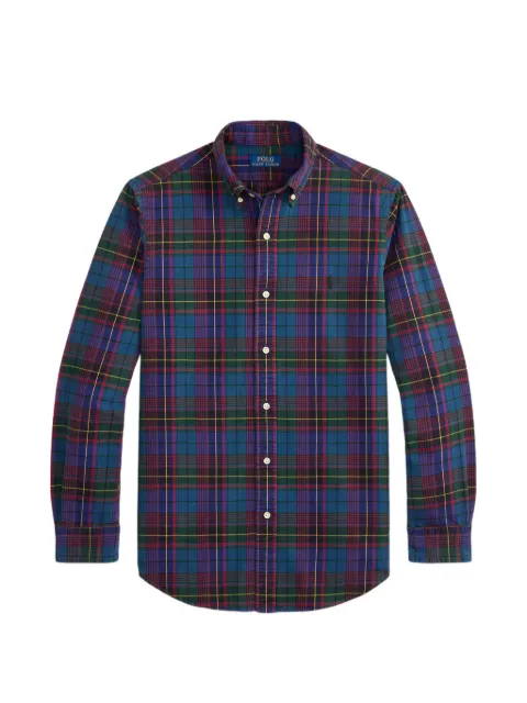 Polo Ralph Lauren tartan-print button-down shirt