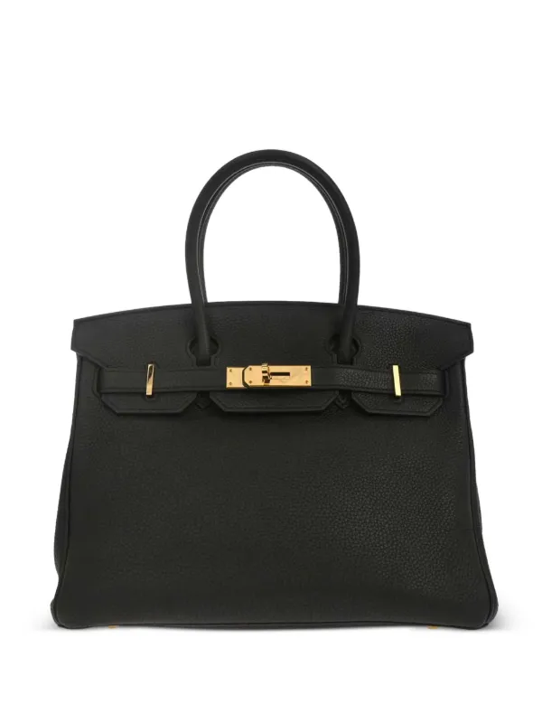 Hermès Pre-owned 2019 Togo Birkin 30 Handbag in Black